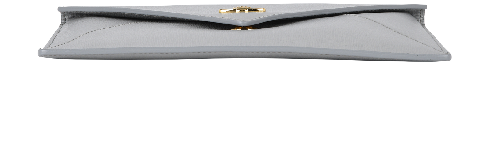 Envelope Clutch, &pound;90, Handbags, Grey, Leather, Top view